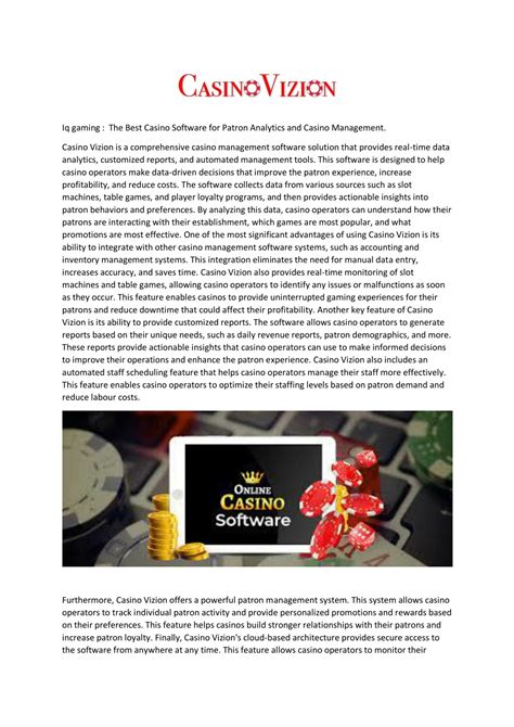 Patron Analytics in the Casino and Gaming Industry: How the .